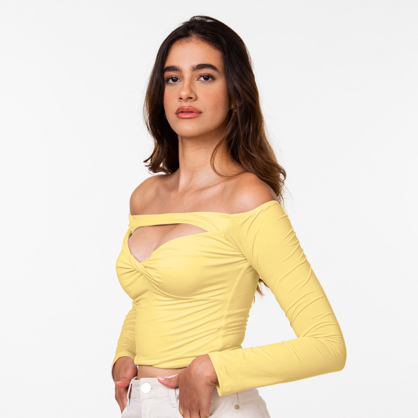 TOP MERAN BUTTER YELLOW