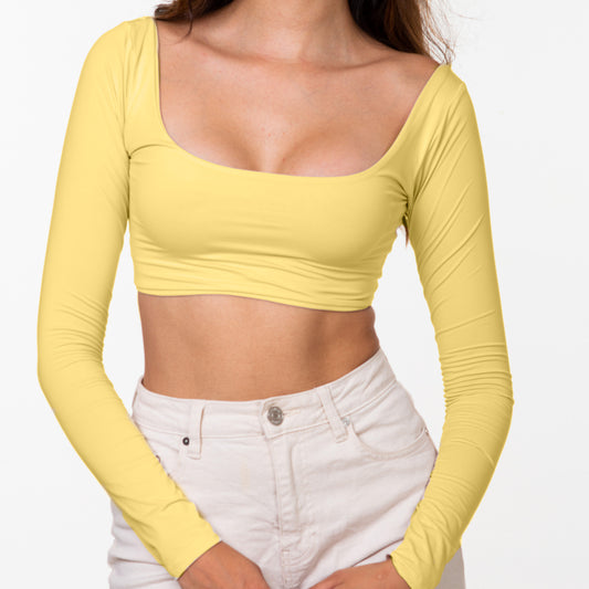 MINI TOP AMY BUTTER YELLOW