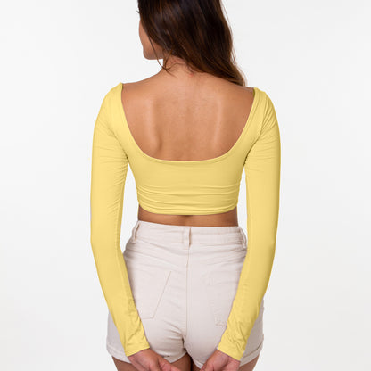 MINI TOP AMY BUTTER YELLOW