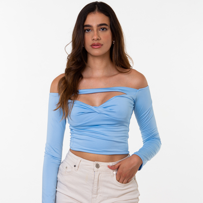 TOP MERAN BABY BLUE