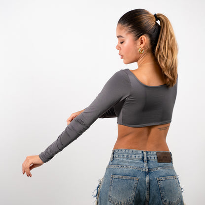 MINI TOP AMY GRIS