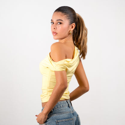 TOP AMANDA BUTTER YELLOW