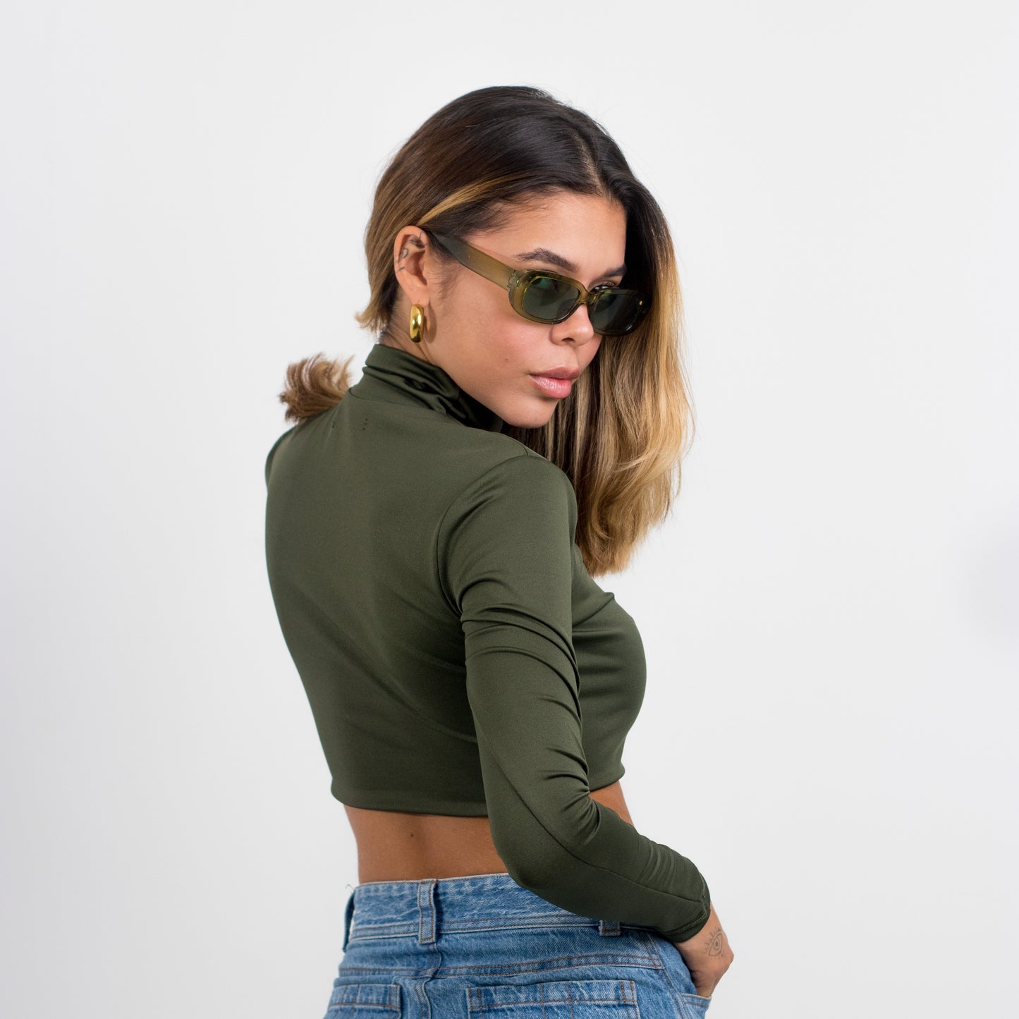 TOP ALEXIA VERDE OLIVA