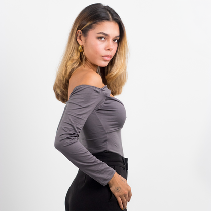 TOP MERAN GRIS