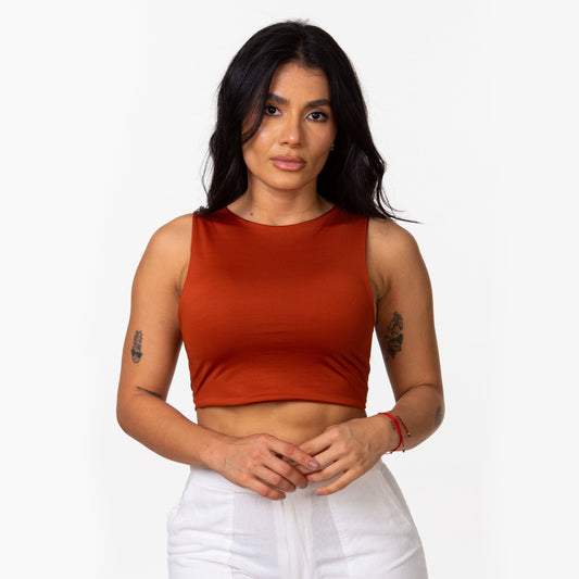 TOP SOPHIE TERRACOTA