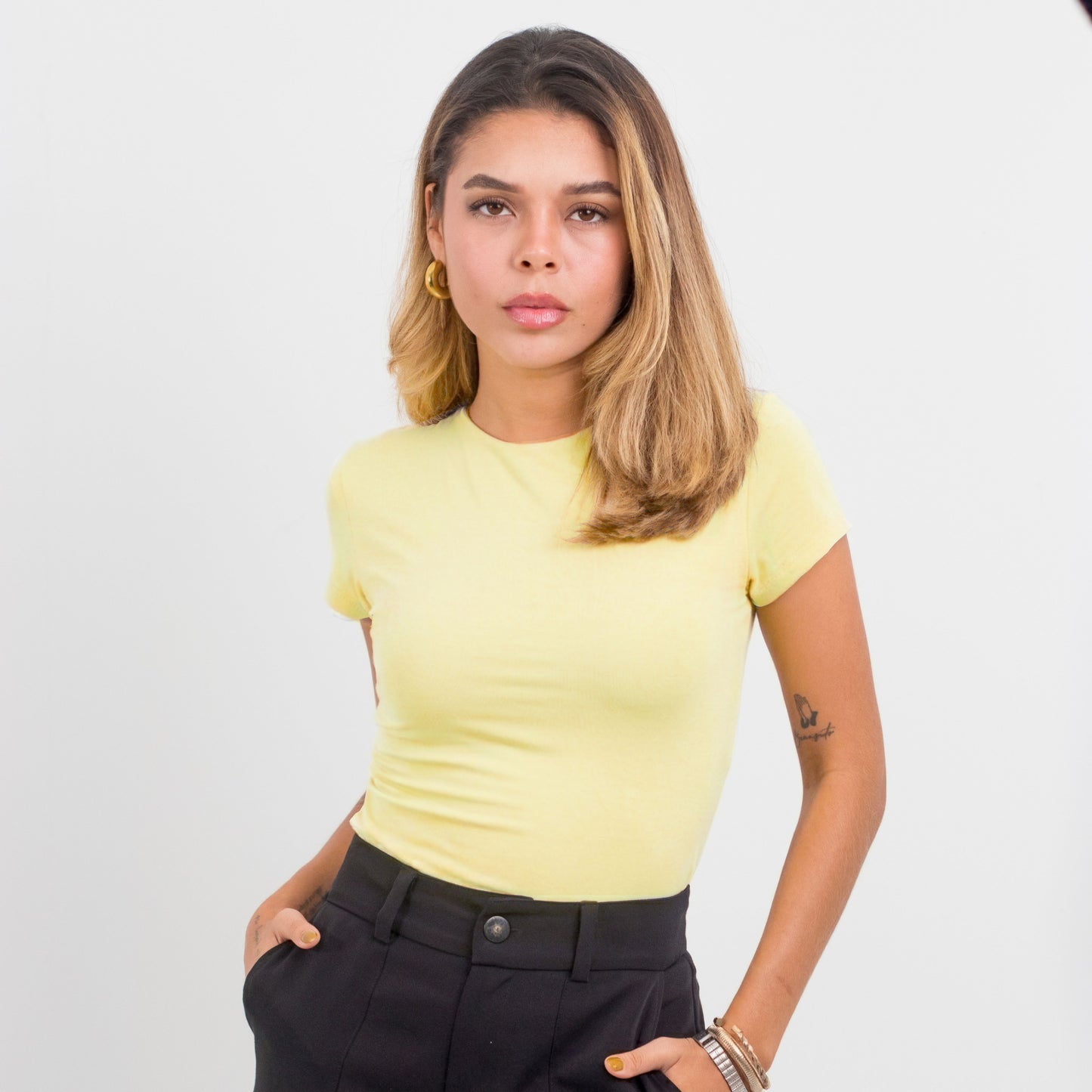 TOP GAIA BUTTER YELLOW